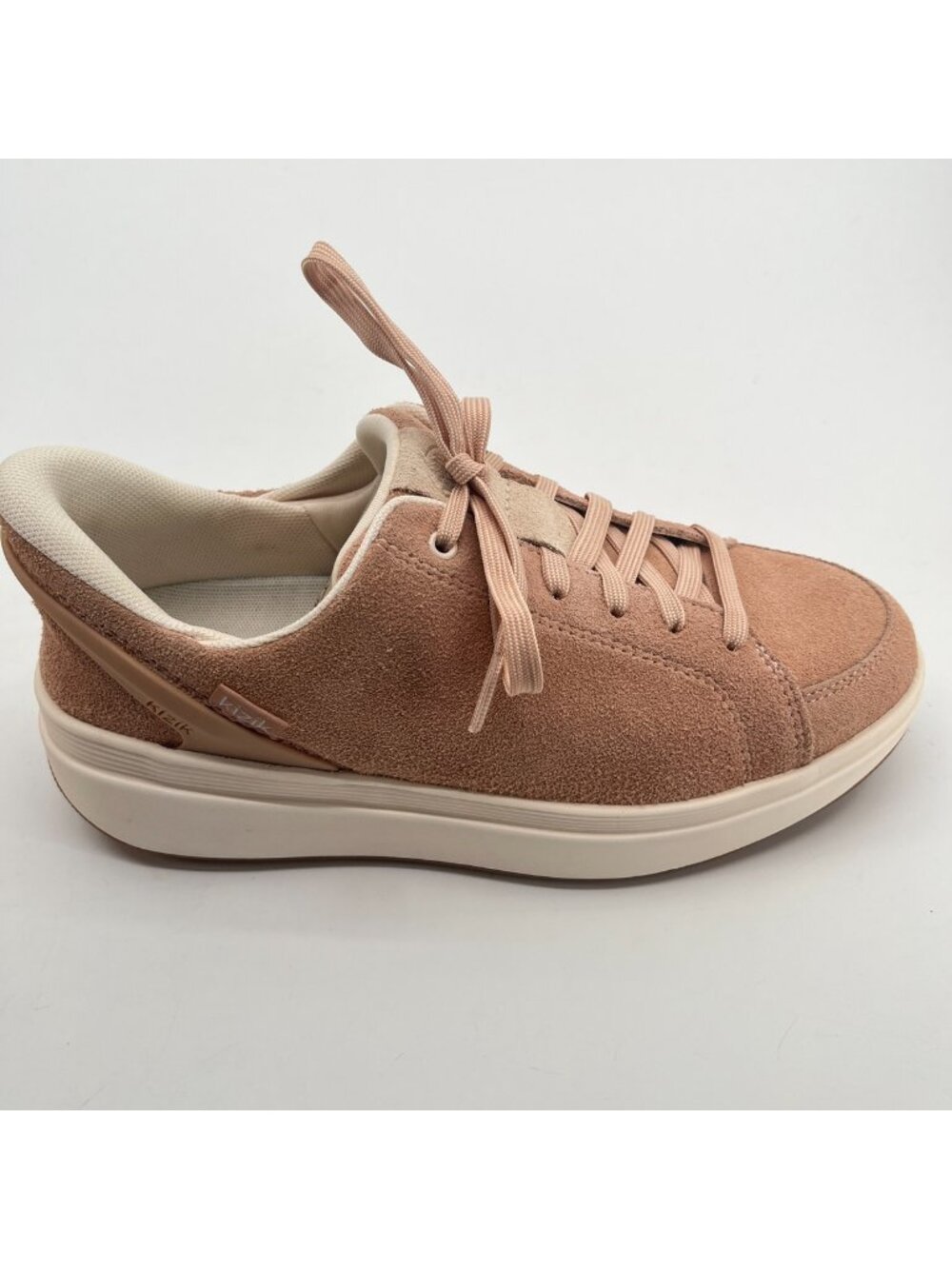 Kizik Sydney Womens Size 7D Pink Athletic Suede Hands Free Shoes Sneakers